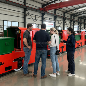 Locomotive électrique souterraine alimentée par batterie pour le transport ferroviaire dans les tunnels de mines de charbon - Product Image 2