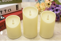 Lampe à bougie LED, bougies LED sans flamme, bougies en cire véritable, fonctionnant sur piles, pour les fêtes, les dîners, la décoration intérieure