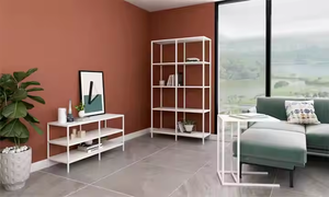 Modern Industrial Style Metal Frame <strong>Foldable</strong> Powder Coated Coffee <strong>Table</strong> for Home Living Room Furniture Slide Sofa <strong>Couch</strong> Bed - Product Image 4