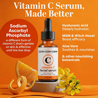 Sérum Visage à la Vitamine C Anti-Oxydant Éclaircissant et Unifiant le Teint, pour Usage Quotidien à Domicile, Vente en Gros OEM en Marque Blanche