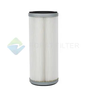 Polyester coated single/double pass high flow industrial dust filter
