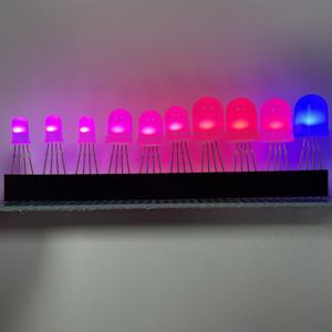 Nuovo arrivo GRBW forma personalizzata trasparente/diffuso 6000-7000K controllo punto indirizzabile LED diodo <span class=keywords><strong>5mm</strong></span> - Product Image 3