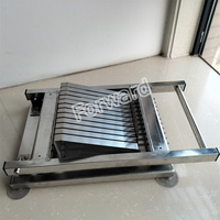 Machine à découper les rouleaux de sushi manuelle en acier inoxydable de qualité alimentaire portable, outil de fabrication de rouleaux de sushi manuel