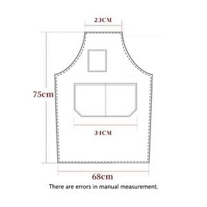 Customization Canvas Work <b>Apron</b> Waterproof Chef <b>Apron</b> for Restaurant <b>Kitchen</b> - Product Image 2