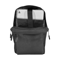 Sac à dos de jeu imperméable et antivol de style professionnel avec fermeture éclair pour PS5, ordinateur portable, grande capacité, rangement portable