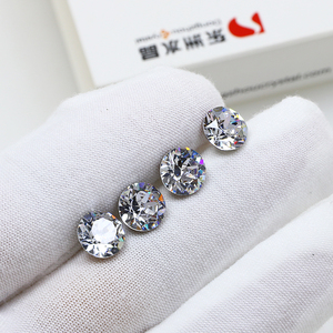 Đông Châu chất lượng hàng đầu 8 Mét <span class=keywords><strong>Cubic</strong></span> <span class=keywords><strong>Zirconia</strong></span> hạt chaton hình tổng hợp Đá quý Thạch bán buôn 3D trang sức phụ kiện - Product Image 5