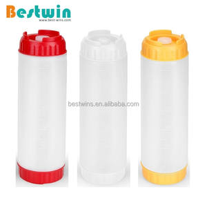 Dispensador de Salsas FIFO, Botella de Plástico PE para Salsas como <span class=keywords><strong>Ketchup</strong></span>, Mayonesa y Sirope, Ideal para Restaurantes de Comida Rápida, Cafeterías y Cocinas - Product Image 6