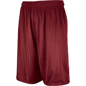 Pantalones cortos deportivos de entrenamiento de malla para hombre de alta calidad al por mayor, pantalones cortos de gimnasio ecológicos con malla transpirable sin bolsillos OEM - Product Image 1