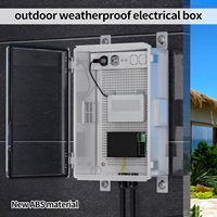 Boîtier étanche en ABS Namunanee, boîte de jonction, ventilé pour l'électronique, boîte électrique en plastique pour instruments