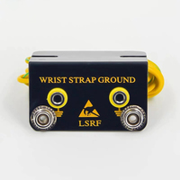 Konektor ESD L Plug Kelas Industri Dengan Kabel Kuning dan Terminal Logam untuk Perlindungan Disipasi Statis yang Andal