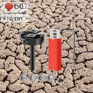 Fresa de ranurado de carburo superduro YUFU DBT de 3 filos con revestimiento de estaño en forma de T para limpieza de base, cortador para trabajar la madera OEM de alta velocidad - Product Image 3