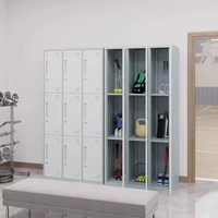 Casier métallique autoportant pour personnel hôtelier, chambre, vestiaire, vente en gros, unité de rangement personnelle durable et sécurisée