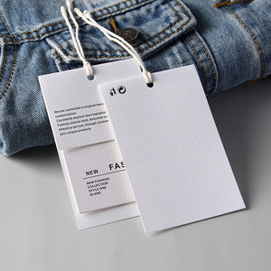 In ấn may mặc các tông màu đen treo thẻ tùy chỉnh cá nhân treo thẻ may các tông treo thẻ - Product Image 3