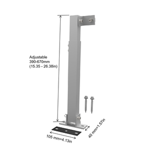 Supports de panneau solaire en alliage d'aluminium à réglage manuel avec angle d'inclinaison 0-60 et garantie de 10 ans - Product Image 2