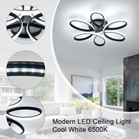 Plafonnier LED Sensible à Dimmable RC pour Salon Hôtel Appartement Villa Couloir Entrée Vestiaire Escaliers Balcony-IP44