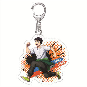 7 Styles <span class=keywords><strong>Zom</strong></span> <span class=keywords><strong>100</strong></span> seau liste des morts Akira Tendou accessoires bijoux dessin animé acrylique Anime porte-clés porte-clés cadeau jouets - Product Image 6