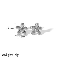 Vente en gros Parure de bijoux en acier inoxydable pour femmes Plaqué or 18 carats Collier et boucles d'oreilles Accessoires de mode