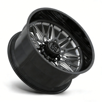 Jantes Concaves Forgées en Alliage Sur Mesure 22-26 Pouces 6x139.7 8x170 8x180 Chrome Brossé pour Camions GMC