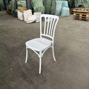 Silla Chiavari Blanca para Eventos, Silla <span class=keywords><strong>Tiffany</strong></span> de Resina Blanca para Exteriores, Tipos de Muebles para Hoteles, Silla de Boda al por Mayor con Cojines - Product Image 3