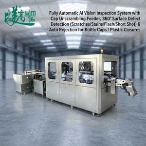 Sistema de Inspección de Visión Artificial Totalmente Automático para Tapas de Botellas con Detección de Defectos de 360 Grados y Equipo de Rechazo Automático de Productos - Product Image 1