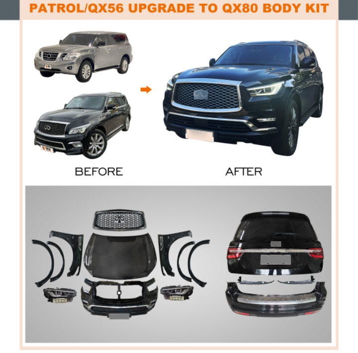 Infinity Y62 Body Kit Facelift for NISSAN PATROL Y62 - Upgrade Looks