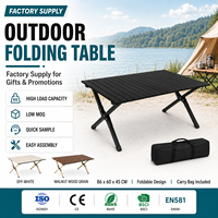 Table pliante portable en acier au carbone, vente en gros d'usine