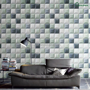 JSSUPER tridimensionnel 3D brique de ciment café Restaurant fond mur intérieur extérieur Art étanche carrelage mural - Product Image 2