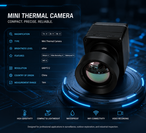 Module de caméra thermique 640x512, 12m, 50Hz, noyau infrarouge non refroidi pour inspection industrielle de drones, caméra thermique à faible consommation - Product Image 5