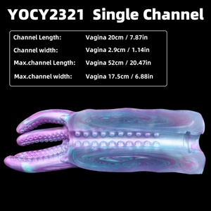 Fantasy Stroker Octopus Vagina Masturbator Air <b>Pump</b> <b>Suction</b> Cup Strong <b>Suction</b> Soft Male Masturbator Cup Adult Product Wholesale - Product Image 2