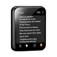 BENJIE pemutar Audio musik Mini, pemutar Audio musik MP3 layar sentuh 32GB fungsi kamera kartu USB Radio FM perekam suara-tombol operasi WAV 2.01