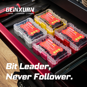 Kit Múltiple <span class=keywords><strong>de</strong></span> Puntas <span class=keywords><strong>de</strong></span> Destornillador y Taladro, Grado Industrial, Material S2, Color Negro + Rojo, con Tratamiento <span class=keywords><strong>de</strong></span> <span class=keywords><strong>Superficie</strong></span> <span class=keywords><strong>de</strong></span> Fosfato <span class=keywords><strong>de</strong></span> Manganeso - Product Image 6