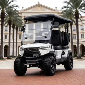 Carrito de Golf Eléctrico de 4 Plazas con Rango Extendido para Desplazamientos en Campos de Golf y Resorts, Ahorro de Energía para Carreteras No Públicas - Product Image 1