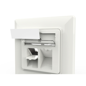 Treo tường 1/<span class=keywords><strong>2</strong></span> cổng mạng Cáp tấm khung Set RJ45 keystones Viễn Thông bộ phận - Product Image 5