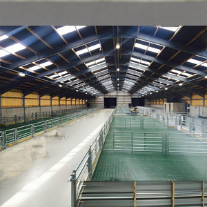 Tùy chỉnh được thiết kế thép hội thảo đúc sẵn chăn nuôi nơi trú ẩn đổ nuôi cừu dê ánh sáng kho Hàn chế biến - Product Image 3