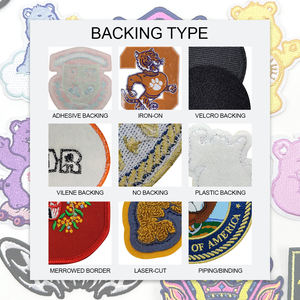 オートバイ用パーソナライズされたロッカーパッチ刺繍生地バッジビーズ付きハート型バックネーム縫いオプション - Product Image 3