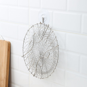 Stainless Steel Folding Frying Basket Round Mesh Oil Draining Kitchen Gadget For Vegetables And Frying Easy Cleaning - Product Image 4