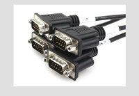 Cable de Extensión Serial DB9 Hembra a Hembra de Longitud Personalizada 1M 2 Metros, Conector Recto RS232 de 9 Pines, Cambiador de Género
