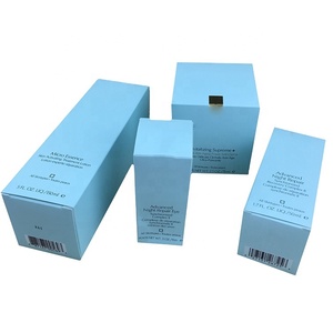 Caja <span class=keywords><strong>de</strong></span> embalaje <span class=keywords><strong>de</strong></span> papel corrugado ecológico personalizada para cosméticos, caja <span class=keywords><strong>de</strong></span> papel plegable con doble cierre inferior personalizada para el cuidado <span class=keywords><strong>de</strong></span> la piel. - Product Image 1