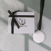Diffuseur d'huiles essentielles en plâtre parfumé à la lavande, fait main, écologique, en céramique, avec logo personnalisé, pour voiture et armoire