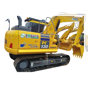 Excavadora agrícola sobre orugas hidráulica Komatsu de diseño japonés, miniexcavadoras usadas PC130 de 13 toneladas, vendidas en todo el mundo, con diseño japonés, a la venta - Product Image 1