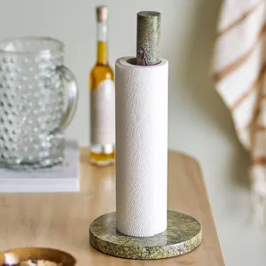 Factory Wholesale Price Paper Towel Holder Marble Pillar Paper Roll Holder Tissue Holder Stand Kitchen For Indoor Products