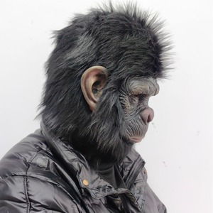 <span class=keywords><strong>Masque</strong></span> de gorille en <span class=keywords><strong>latex</strong></span> réaliste à succès, <span class=keywords><strong>masque</strong></span> de <span class=keywords><strong>singe</strong></span> effrayant pour cosplay, costume de chimpanzé, <span class=keywords><strong>masque</strong></span> de fête pour Halloween, carnaval - Product Image 5