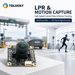 Module de caméra USB 5MP OS05A10 160 °   Objectif panoramique 120fps PureCel BSI HDR pour robot AMR, AGV, évitement d'obstacles - Product Image 1