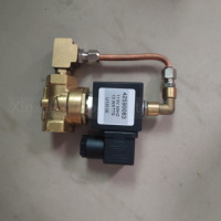 Válvula de Condensado para Compresores Industriales y Piezas 42590083, Reemplazo de la Válvula Solenoide de Drenaje AC110V, Compatible con Compresores Ingersoll