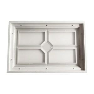 Fenêtre d'éclairage <span class=keywords><strong>de</strong></span> <span class=keywords><strong>porte</strong></span> <span class=keywords><strong>de</strong></span> <span class=keywords><strong>garage</strong></span> moderne <span class=keywords><strong>de</strong></span> villa européenne en plastique durable avec croix carrée spéciale maintenant accessoires pour portes et fenêtres - Product Image 2