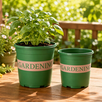 Vente en gros de pots de fleurs en PP colorés de style Japandi, luxueux, légers, durables, avec trous de drainage, pour l'intérieur et l'extérieur
