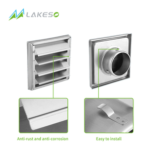 Offre Spéciale en acier inoxydable mur évent carré sèche-<span class=keywords><strong>linge</strong></span> extracteur ventilateur sortie carré persienne ventilateur d'extraction - Product Image 3