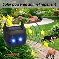 Répulsif de souris solaire étanche écologique le plus vendu en matériau ABS pour vergers et fermes (à semi-conducteurs)