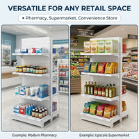 Étagères de supermarché Xingye Factory pour les revendeurs au Brésil, estanterías de supermercado, gondoles pour magasins, présentoirs de vente au détail