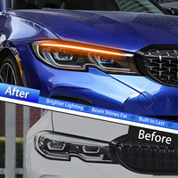 Ensemble de phares LED KGKB pour BMW Série 3 G20 320i 325i 2019-2022, projecteur laser, style Spoon, démarrage dynamique, Plug & Play